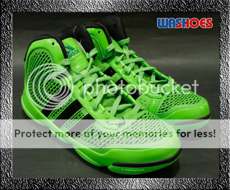 Adidas adiPure Green Blk Basketball 8~11 adiPRENE Light  