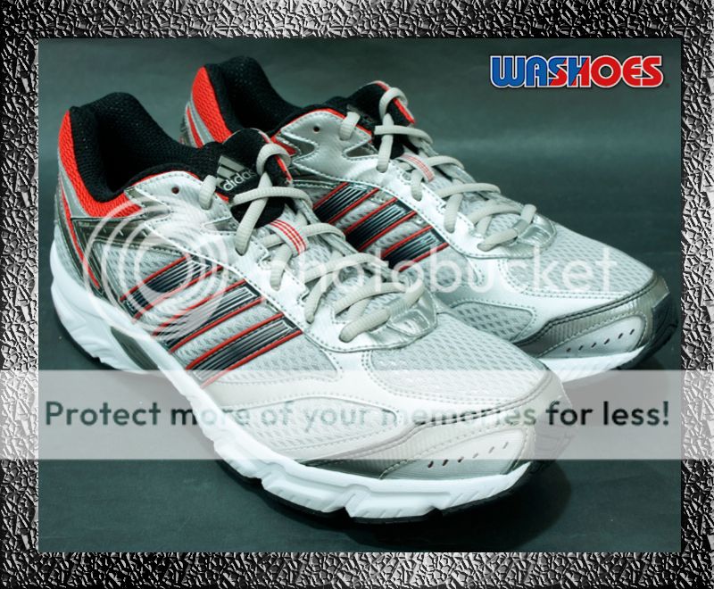 Adidas Duramo 3 Silver Red US 8~11 running adiPRENE mi  