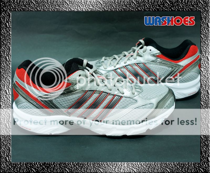 Adidas Duramo 3 Silver Red US 8~11 running adiPRENE mi  