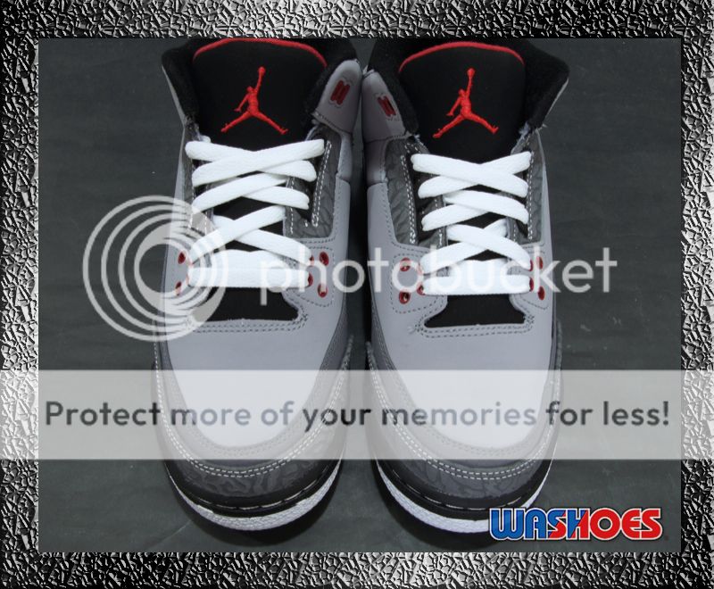 Product Name Nike Air Jordan 3 Retro GS Stealth/ Red Grpht Blk US 3 