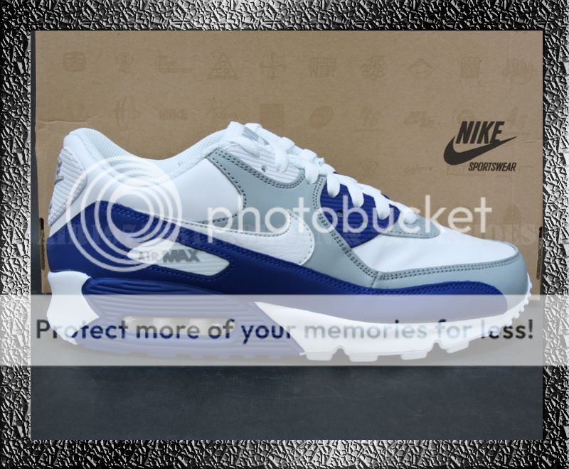 Product Name 2011 Nike Air Max 90 White Blue Wolf Grey US 8~12 , NIB