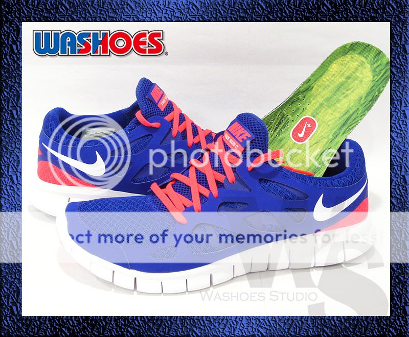 Nike Free Run 2 Royal Blue Red Pink US 7.5~12 Running  