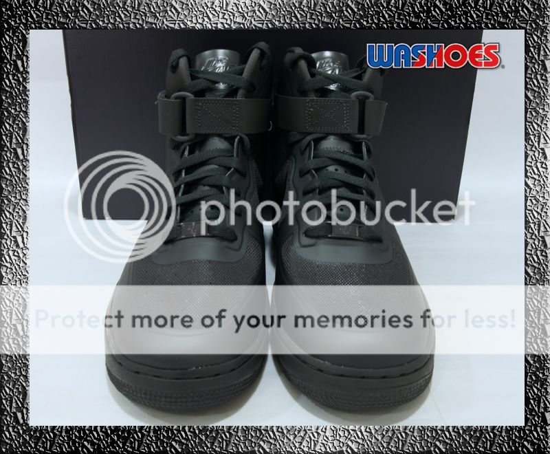 2011 Nike Air Force 1 Hi High HYP PRM Black Midnight Fog US 8~12 