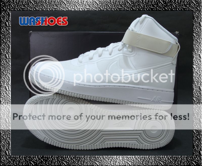 Product Name Nike Air Force 1 HI HYP PRM   WHITE/WHITE NEUTRAL GREY