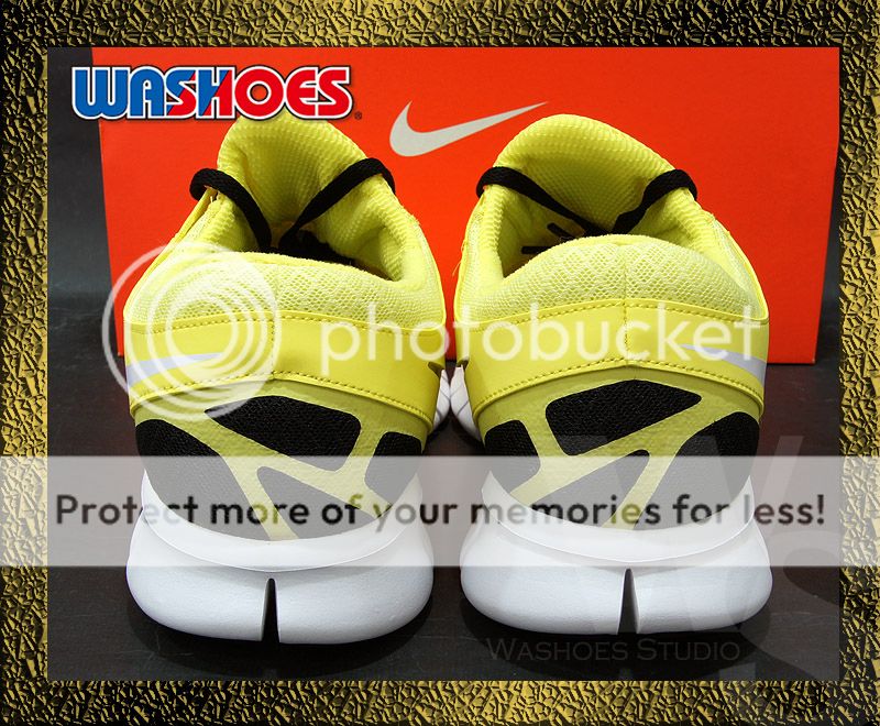 2011 Nike Free Run+ 2 Sonic Yellow Black White US 8~12 Running air max 