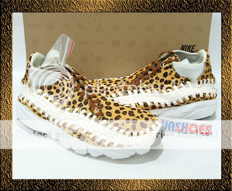 NIKE AIR FOOTSCAPE WOVEN CHUKKA PRM LEOPARD us 8~13 NIB  