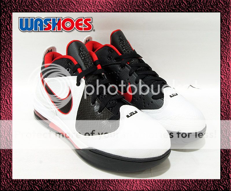   Nike Air Max LeBron Ambassador IV White Sport Red Black US 8~12 max 90