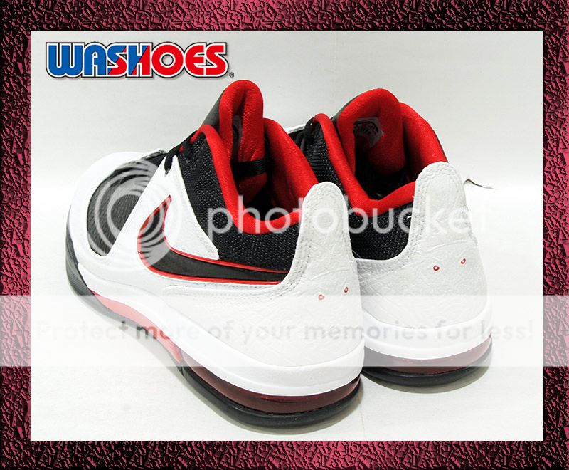   Nike Air Max LeBron Ambassador IV White Sport Red Black US 8~12 max 90