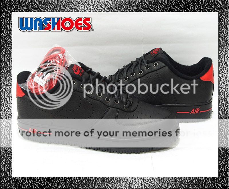 2011 Nike LeBron James Air Force 1 Low Black Sport Red US 8.5~11 nsw 1 