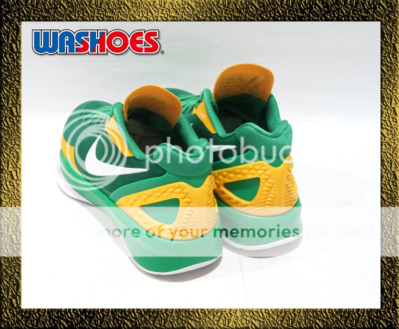 2012 Nike Zoom Hyperdunk 2011 Low Lucky Green White Yellow Jnesol US 7 