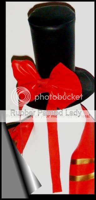 NEW LATEX TOY SOLDIER DRESS TOP SKIRT STOCKINGS RUBBER  